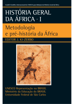 Metodologia e Pr&eacute;-Hist&oacute;ria da &Aacute;frica - unesdoc