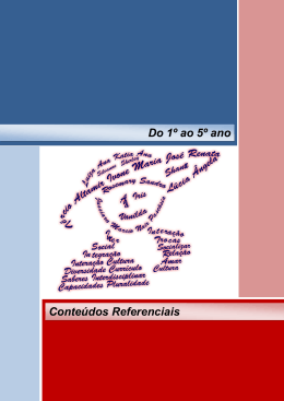 Conteúdos Referenciais Do 1º ao 5º ano