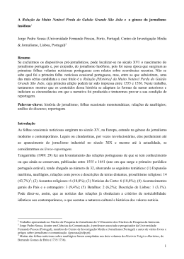 1 A Rela&ccedil;&atilde;o da Muito Not&aacute;vel Perda do Gale&atilde;o Grande