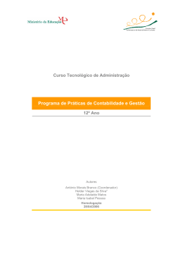 Práticas de Contabilidade e Gestão - Direção