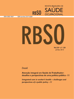 RBSO 128.indb - Biblioteca Virtual em Saúde