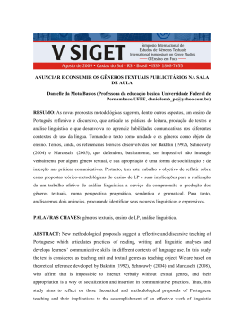 anunciar e consumir os g&ecirc;neros textuais publicit&aacute;rios na sala