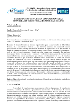 Determina&ccedil;&atilde;o Simult&acirc;nea e Independente de Propriedades