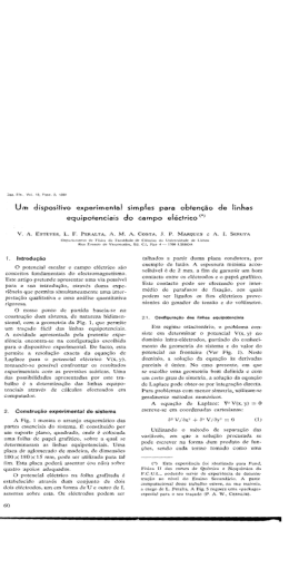 Um dispositivo experimental simples para obtenção de linhas
