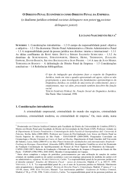 (o dualismo jur&iacute;dico-criminal societas delinquere non
