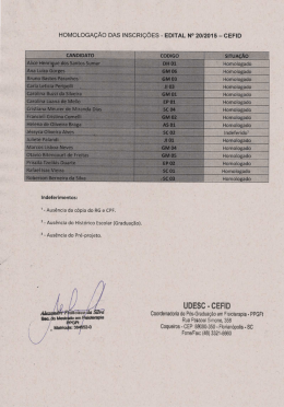 Alice Henrique dos Santos Sumar .. . ` DH 01 - Cefid