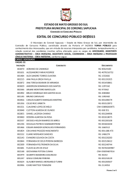 edital de concurso público 007/2015