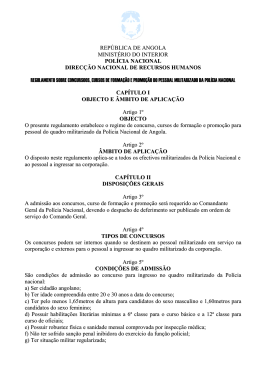 egulamento sobre concursos PN