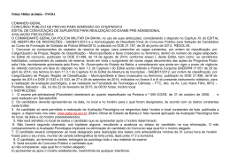 Concurso PM 2012
