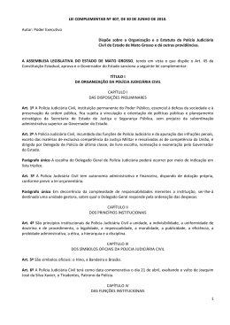 LEI COMPLEMENTAR N&ordm; 407, DE 30 DE JUNHO DE 2010