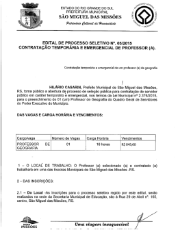 20150526143355405 - Prefeitura Municipal de S&atilde;o Miguel das