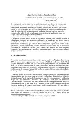 A&ccedil;&atilde;o Coletiva Contra a Polui&ccedil;&atilde;o em Mag&eacute; (vers&atilde;o