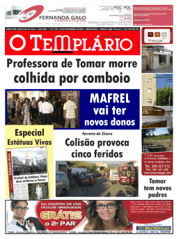 Em Tomar - Jornal O Templ&aacute;rio