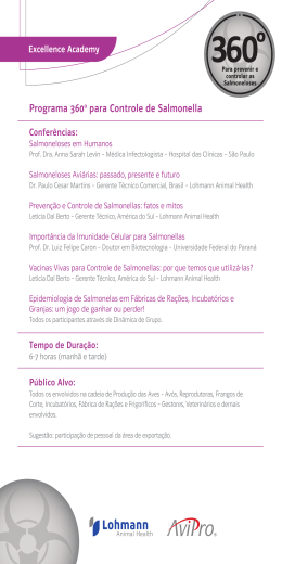 Programa - Avicultura Industrial
