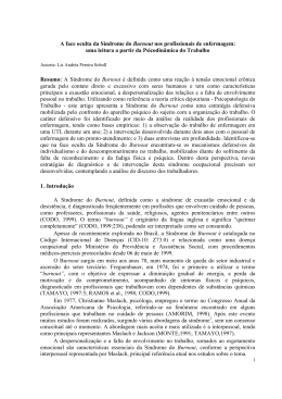 A face oculta da Síndrome do Burnout nos profissionais de