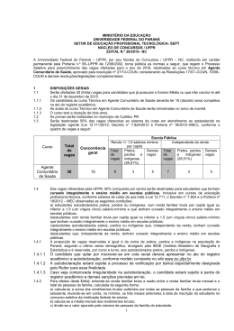 Edital - NC- UFPR - Universidade Federal do Paran&aacute;