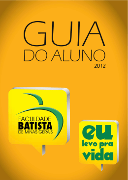 Manual do Aluno - Faculdade Batista
