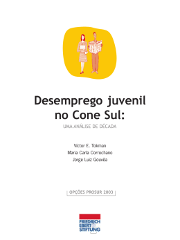 Desemprego juvenil no cone sul - Bibliothek der Friedrich