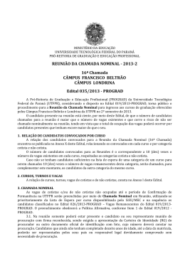 Veja aqui a Lista dos Convocados Ordem Alfab&eacute;tica