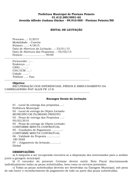 Prefeitura Municipal de Floriano Peixoto 01.612.289/0001