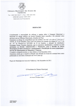 Despacho de Reafeta&ccedil;&atilde;o de Germano Queir&oacute;s