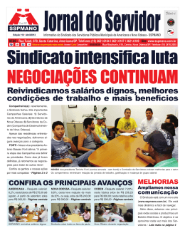 Edi&ccedil;&atilde;o 116 - Jornal do Servidor