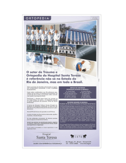 Ortopedia do Hospital Santa Teresa