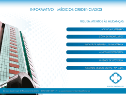 Informativo Médico - Hospital Santa Isabel