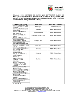 1&deg; semestre de 2012