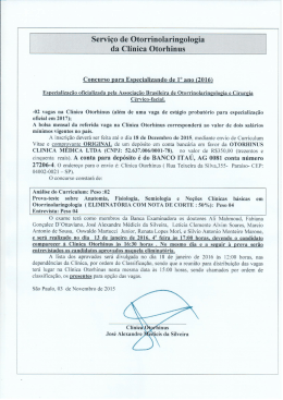 Servi&ccedil;os de Otorrinolaringologia do Hospital Santa - aborl-ccf