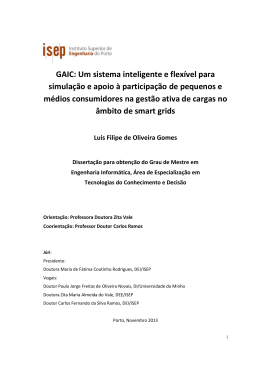 GAIC: Um sistema inteligente e flex&iacute;vel para simula&ccedil;&atilde;o e apoio &agrave;