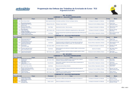 PROGRAMAÇÃO DE DEFESA - TCC - 2014-versão 19-11-2014