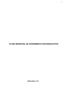 PLANO MUNICIPAL DE ATENDIMENTO SOCIOEDUCATIVO