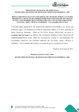 resultado final - Prefeitura Municipal de Fortaleza