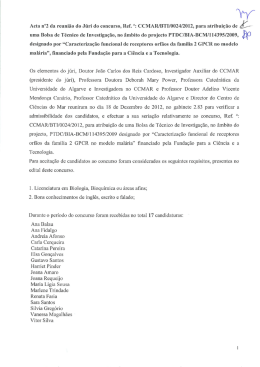 2nd minutes of meeting (in portuguese) - CCMAR