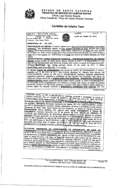 Matrícula - Freitas Leilões Online