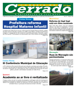 Prefeitura reforma Hospital Materno Infantil - Jornal do Cerrado