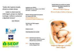 Veja o Folder com a Programa&ccedil;&atilde;o