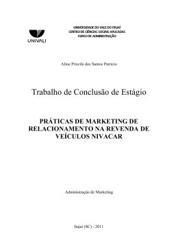 Práticas de Marketing de Relacionamento na revenda de