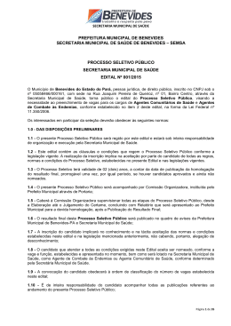 edital de abertura n&ordm; 001/2015