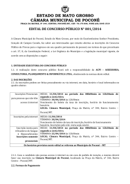 edital de concurso p&uacute;blico n&deg; 001/2014