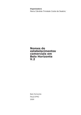 Nomes de estabelecimentos comerciais em Belo Horizonte V.2