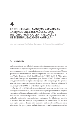 ENTRE O ESTADO, AMAKHAS, AMAPAMELAS, LANDIS E