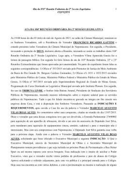 Dia 03 - C&acirc;mara de Nepomuceno