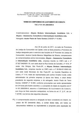 TAC - Minist&eacute;rio P&uacute;blico