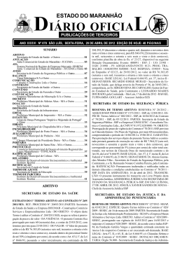 Di&aacute;rio Oficial do Maranh&atilde;o