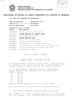 publica&ccedil;&atilde;o de edital no di&aacute;rio eletr&ocirc;nico da justi&ccedil;a do