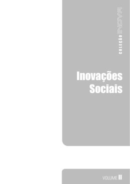 Inovações Sociais