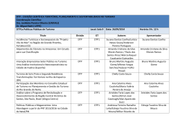 DTP &ndash; DIVIS&Atilde;O CIENT&Iacute;FICA TERRIT&Oacute;RIO, PLANEJAMENTO E