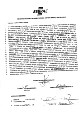 Ata do Convite 001/2015